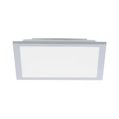 Sklep Kaja Srebrna lampa sufitowa LED - kwadrat 14750-21 z serii FLAT | Kaja srebrny Hot