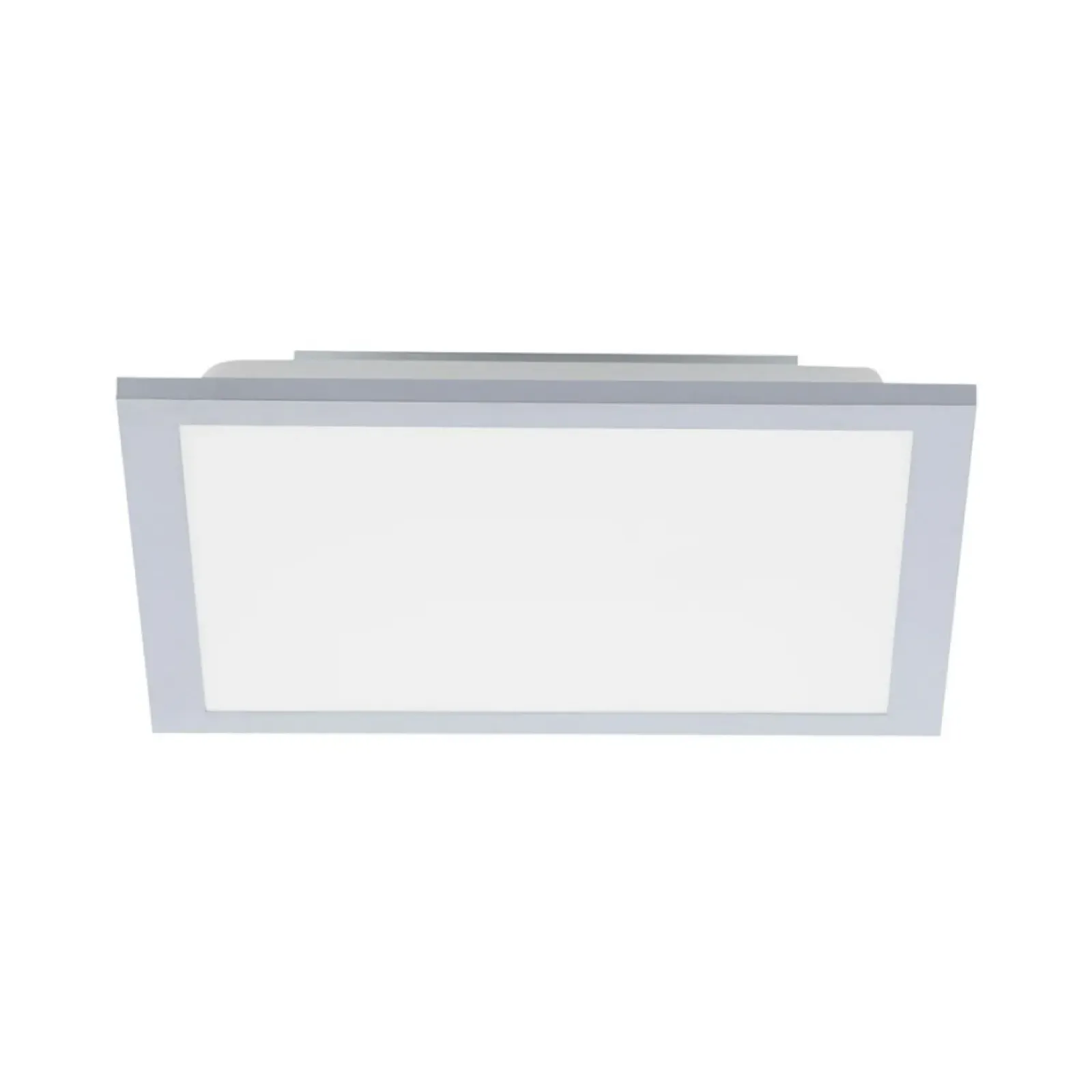 Sklep Kaja Srebrna lampa sufitowa LED - kwadrat 14750-21 z serii FLAT | Kaja srebrny Hot