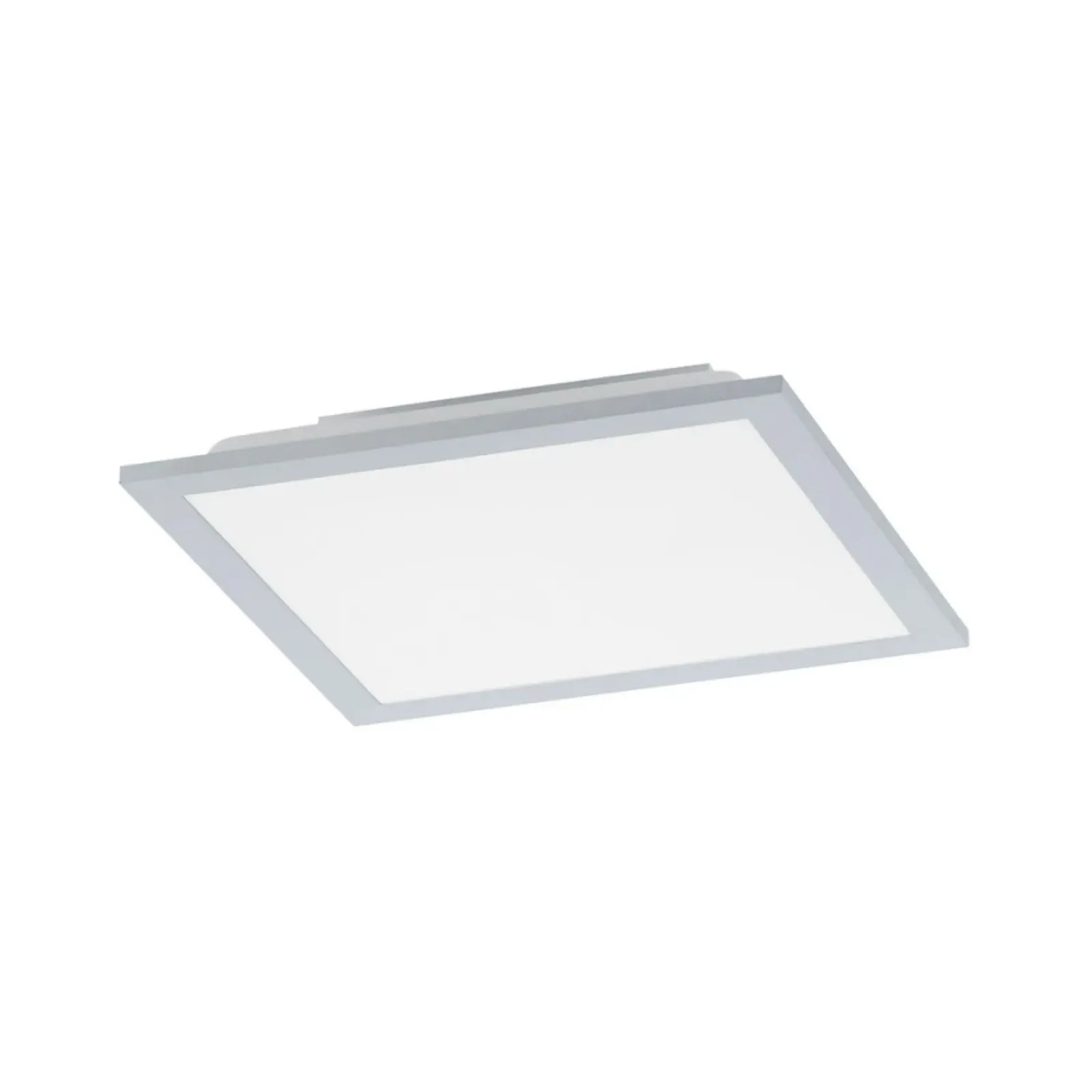 Sklep Kaja Srebrna lampa sufitowa LED - kwadrat 14750-21 z serii FLAT | Kaja srebrny Hot