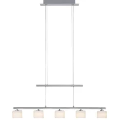 Sklep Kaja Srebrna lampa sufitowa LED - pięć źródeł LED 2209-55 z serii HYDRA szary Fashion