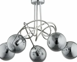 Sklep Kaja Srebrna lampa sufitowa o fantazyjnym kształcie AL 61095 z serii TANGO | Kaja Ośw Clearance