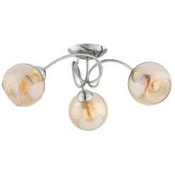 Sklep Kaja Srebrna lampa sufitowa z ozdobnymi kloszami AL 62413 z serii TEVI Flash Sale