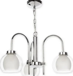 Sklep Kaja Srebrna lampa wisząca do sypialni O2043 W3 CH DEXY | Kaja Oświetlenie Online