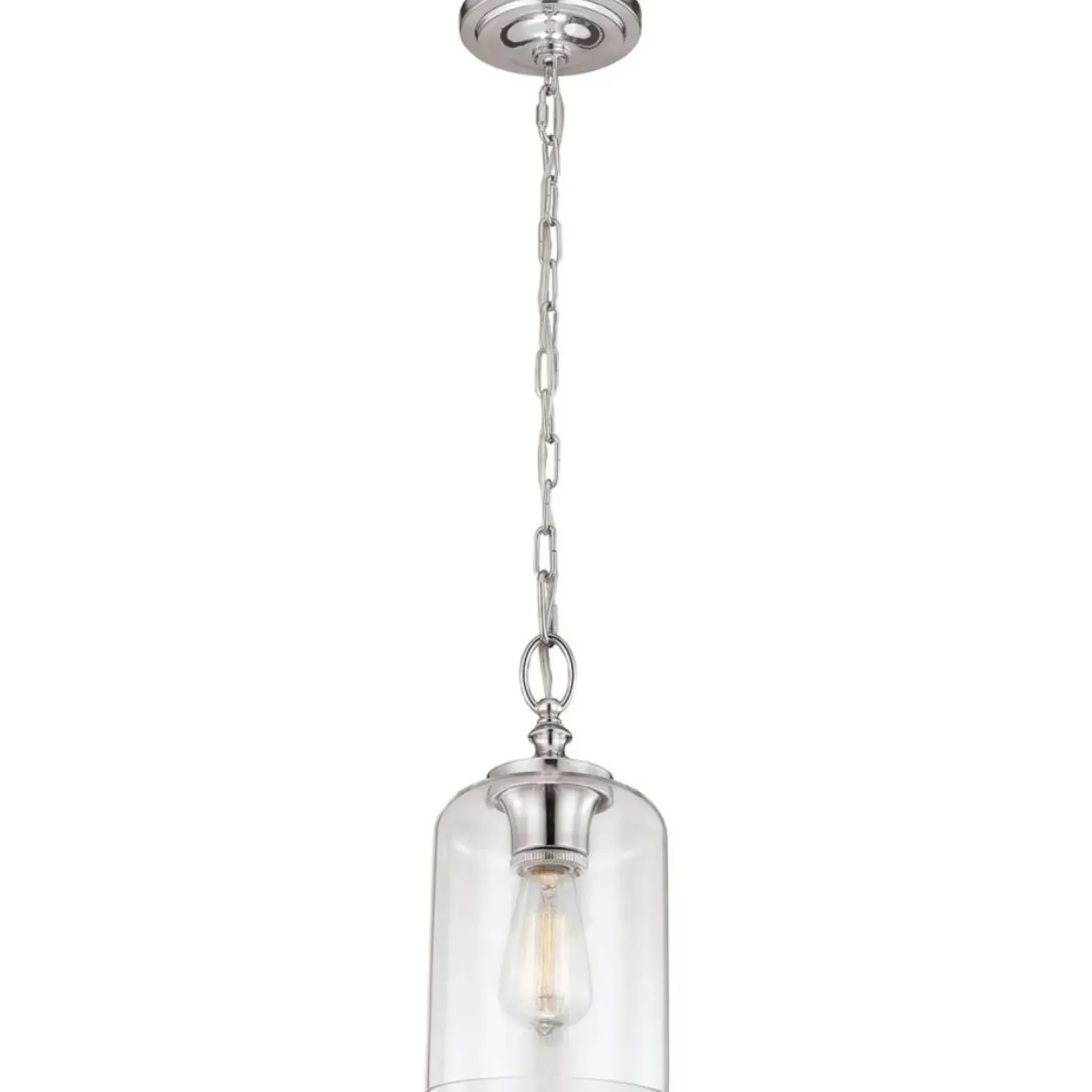 Sklep Kaja Srebrna lampa wisząca, klasyczna FE-HOUNSLOW-P-PN z serii HOUNSLOW polerowanynikiel Cheap