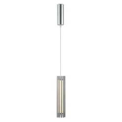 Sklep Kaja Srebrna lampa wisząca, wbudowany LED MOD410PL-L12CH3K z serii SONATA chrom Store