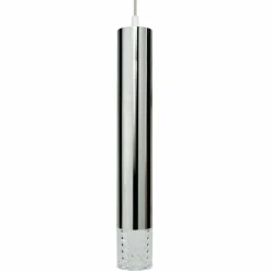 Sklep Kaja Srebrna lampa wisząca z ozdobną końcówką ML8875 TUBI | Kaja Fashion
