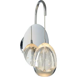 Sklep Kaja Srebrna lampa z ledowym zwisem WL-22112132-1A-CR HUELTO | Kaja* Lampy Led