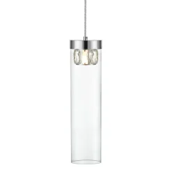 Sklep Kaja Srebrna, punktowa lampa wisząca P0389-01D-F4AC GEM| Kaja Oświetlenie Cheap