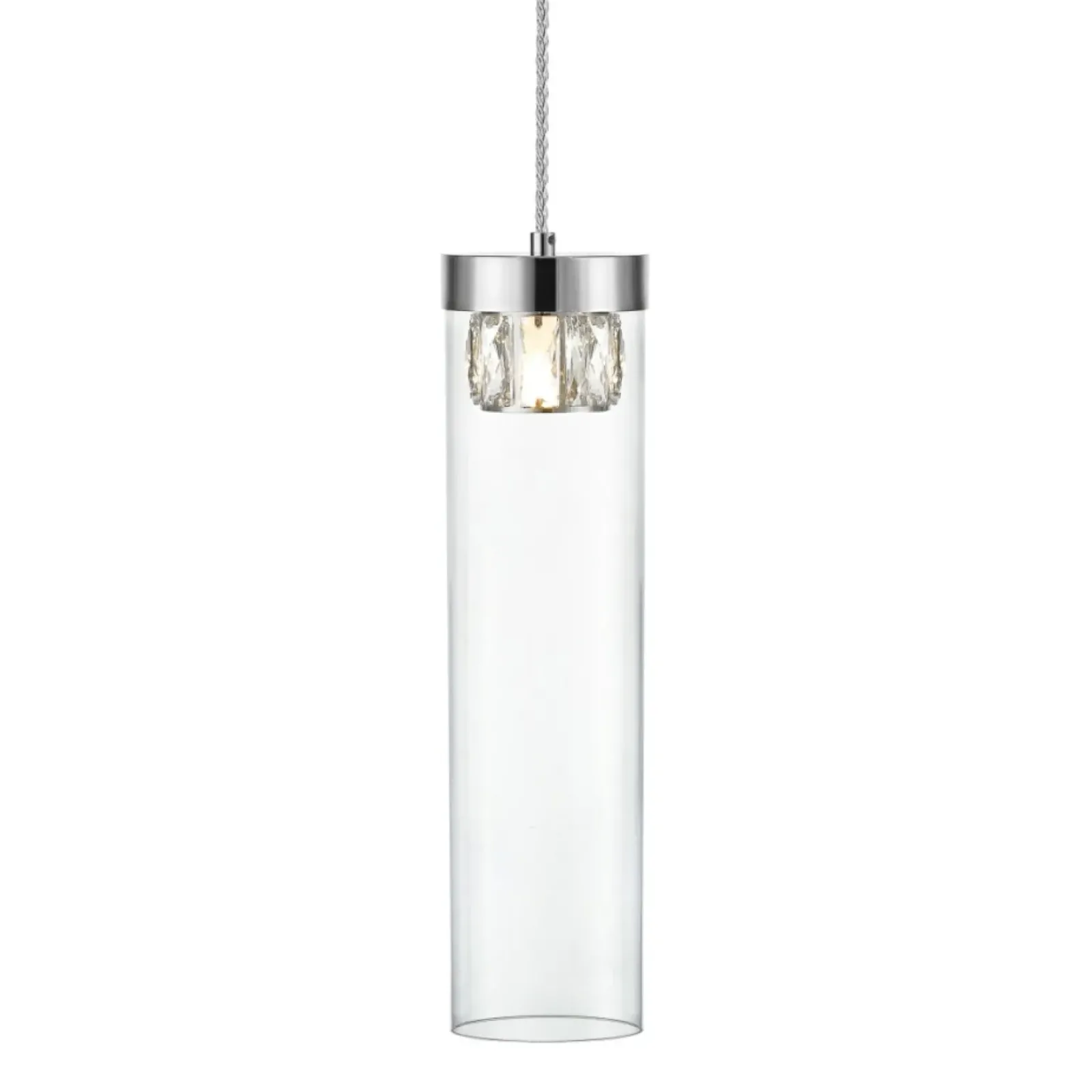 Sklep Kaja Srebrna, punktowa lampa wisząca P0389-01D-F4AC GEM| Kaja Oświetlenie Cheap