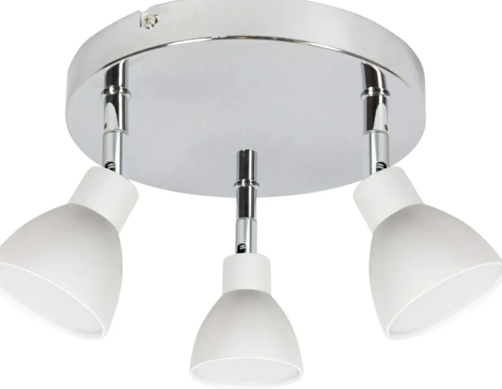 Sklep Kaja Srebrno-biała lampa sufitowa ze spotami 98-67678 ROY | Kaja* Lampy Led|Randole Tradycyjne
