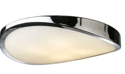 Sklep Kaja Srebrny plafon na 3 żarówki E27 ⌀48cm AZ0982 CIRCULO E | Kaja* Plafony Nowoczesne