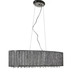 Sklep Kaja Srebrny żyrandol z kryształkami P0207-06E-F4QL ANABELLA | Kaja Discount