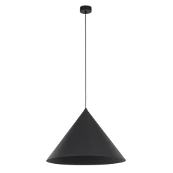 Sklep Kaja Stożkowa, czarna lampa wisząca TK 10059 CONO BLACK | Kaja Oświetlenie Outlet
