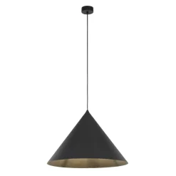 Sklep Kaja Stożkowa, czarna lampa wisząca TK 10059 CONO BLACK | Kaja Oświetlenie Outlet