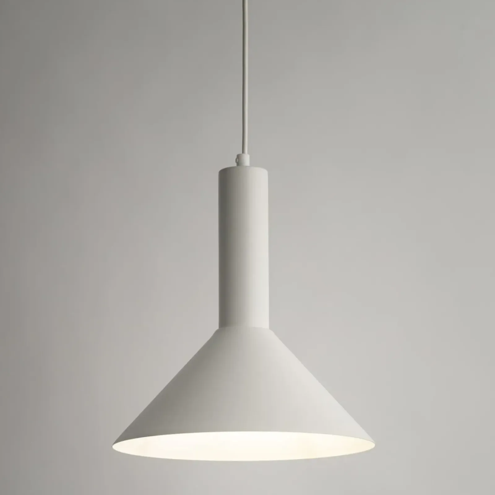 Sklep Kaja Stożkowa lampa wisząca, nad aneks kuchenny SIG 40814 z serii VITRUM biały Online
