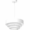 Sklep Kaja Stożkowa lampa wisząca z białymi kołami LX 3518 RINGS | Kaja Cheap