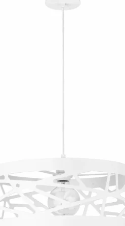 Sklep Kaja Stylowa, ażurowa lampa wisząca do sypialni SIG 31079 MODUŁ FREZ biały Fashion