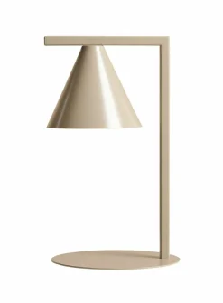 Sklep Kaja Stylowa, beżowa lampka biurkowa w stylu modern 1108B17 z serii FORM* Lampki Biurkowe