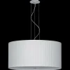 Sklep Kaja Stylowa, biała lampa wisząca z abażurem 67525 NODO | Kaja Oświetlenie Outlet