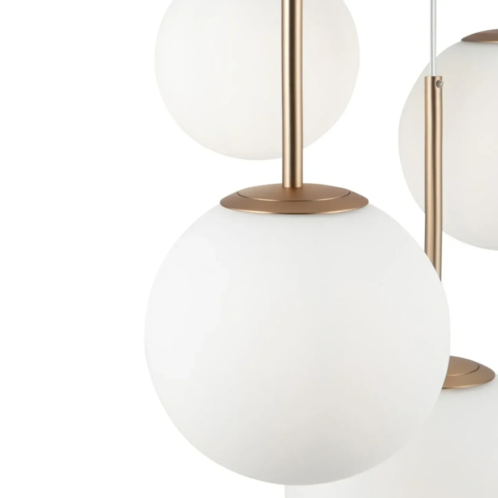 Sklep Kaja Stylowa, biało-złota lampa do salonu MOD321PL-05G z serii BASIC FORM Hot