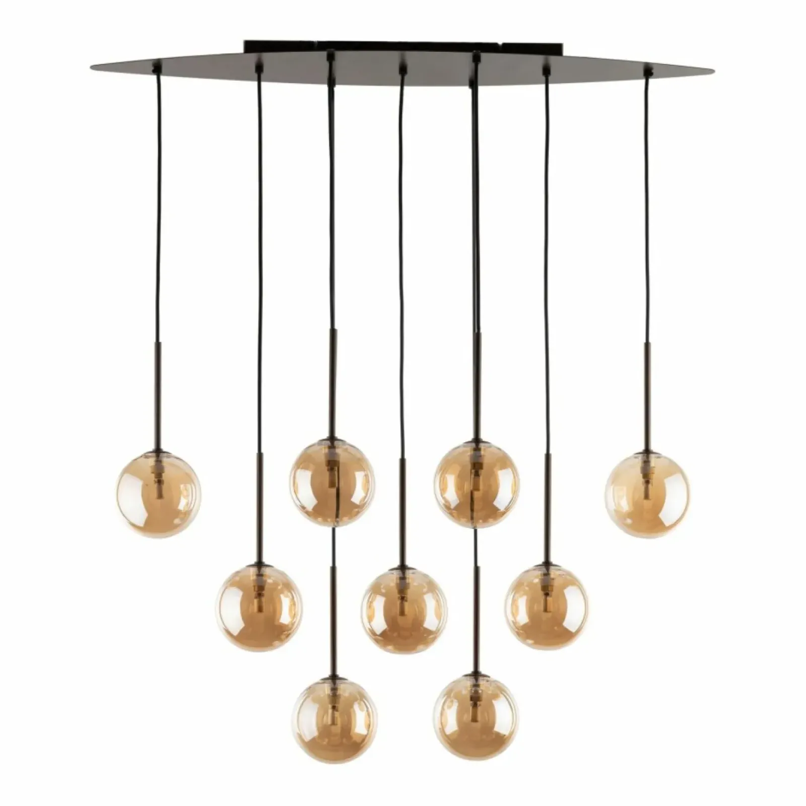 Sklep Kaja Stylowa, brązowa lampa wisząca do salonu TK 6149 ESTERA BROWN | Kaja Clearance