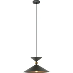 Sklep Kaja Stylowa, czarna lampa do jadalni PND-84432-1-GR z serii QUELTO | Kaja Best Sale