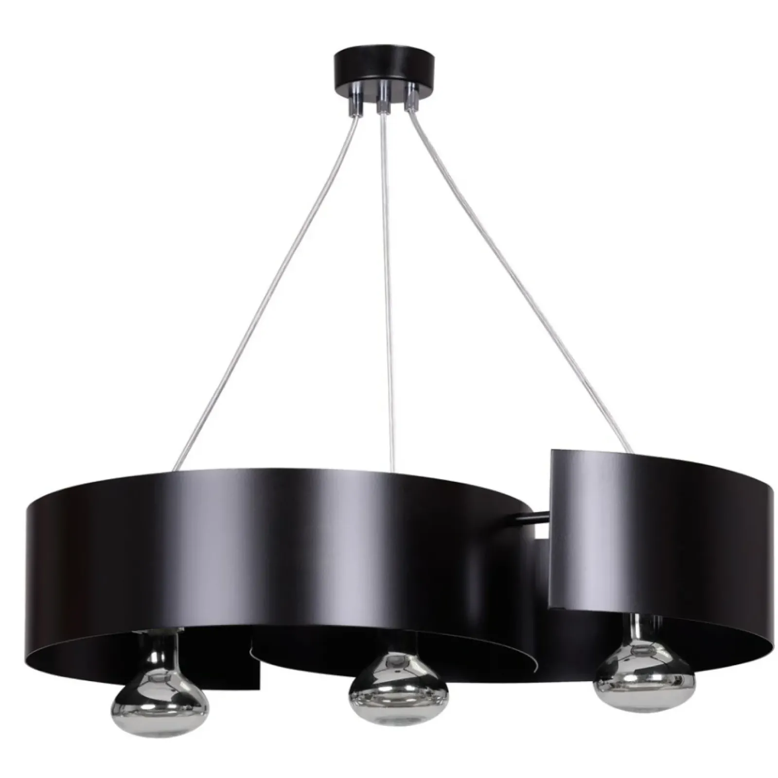 Sklep Kaja Stylowa, czarna lampa wisząca w stylu loftowym 284/3 VIXON | Kaja Clearance