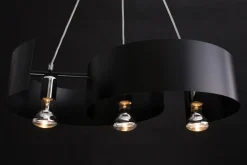 Sklep Kaja Stylowa, czarna lampa wisząca w stylu loftowym 284/3 VIXON | Kaja Clearance