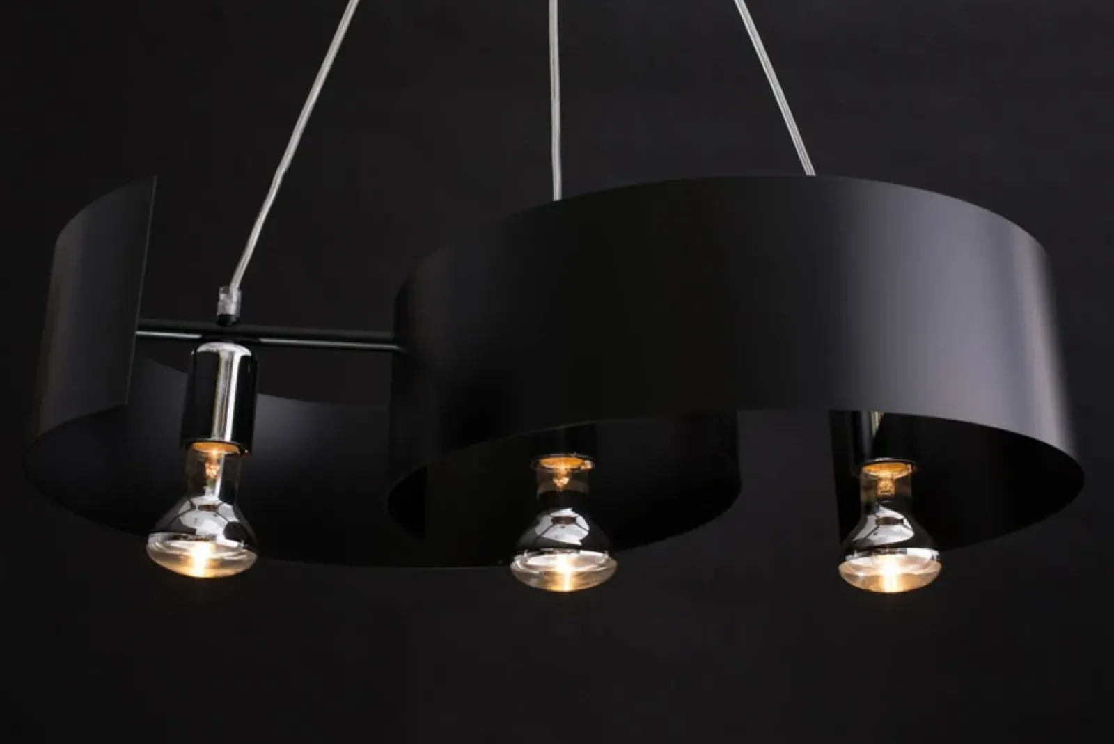 Sklep Kaja Stylowa, czarna lampa wisząca w stylu loftowym 284/3 VIXON | Kaja Clearance