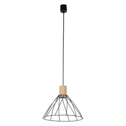 Sklep Kaja Stylowa, druciana lampa wisząca TK 10156 MODESTO WOOD SOSNA | Kaja Store