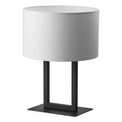 Sklep Kaja Stylowa, geometryczna lampka idealna na szafkę nocną 5131 - TESSA* Lampki Stołowe Z Abażurem|Tradycyjne Lampki Stołowe
