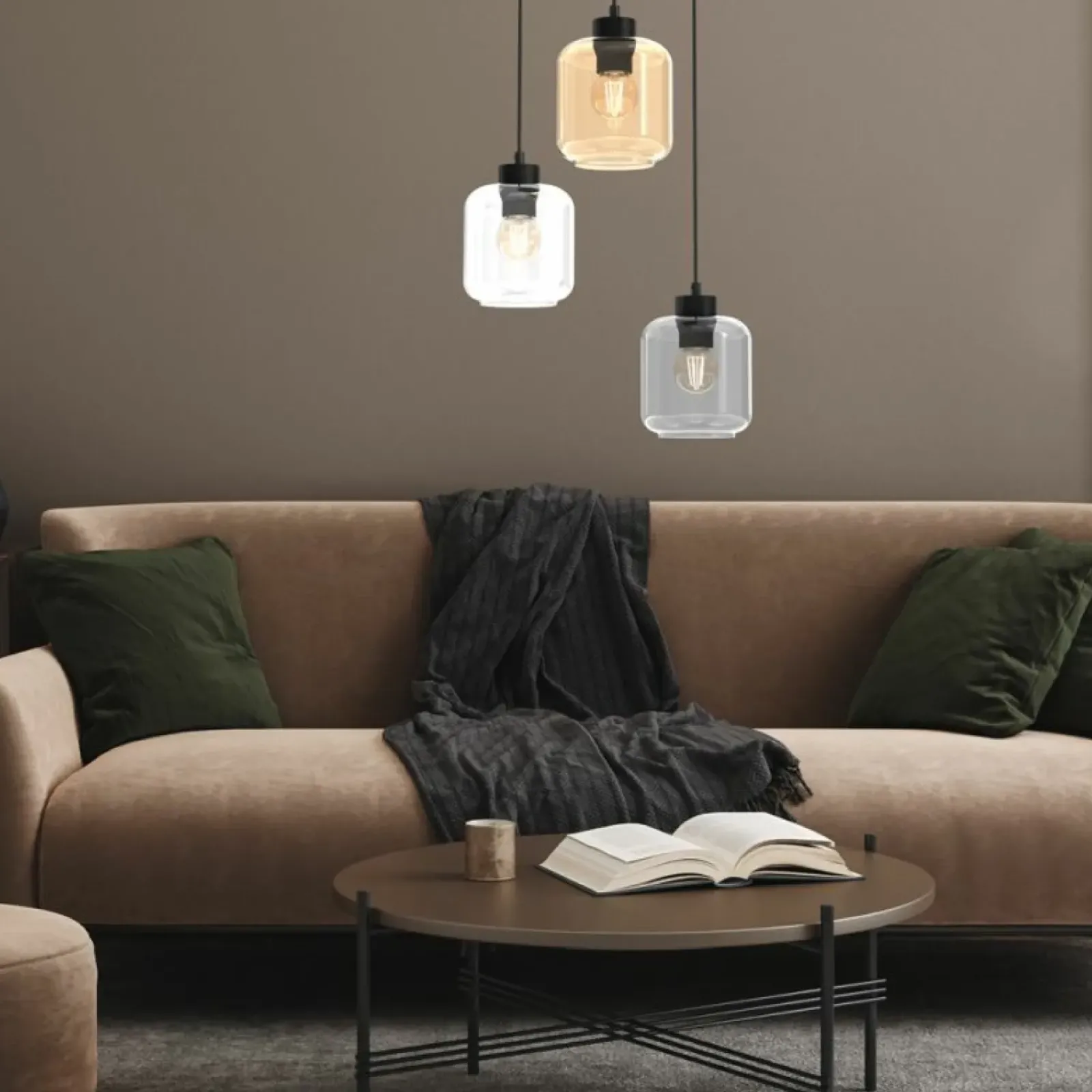 Sklep Kaja Stylowa, kolorowa lampa wisząca do kuchni MLP8369 SOMBRA | Kaja Hot