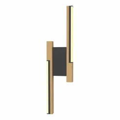 Sklep Kaja Stylowa lampa ścienna LED z drewnem MB4980-2B-3BMT ELIOT | Kaja* Lampy Led