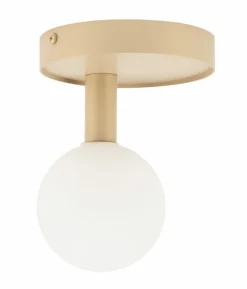 Sklep Kaja Stylowa lampa do korytarza, beżowe złoto SIG 33602 PERLA | Kaja* Plafony Nowoczesne