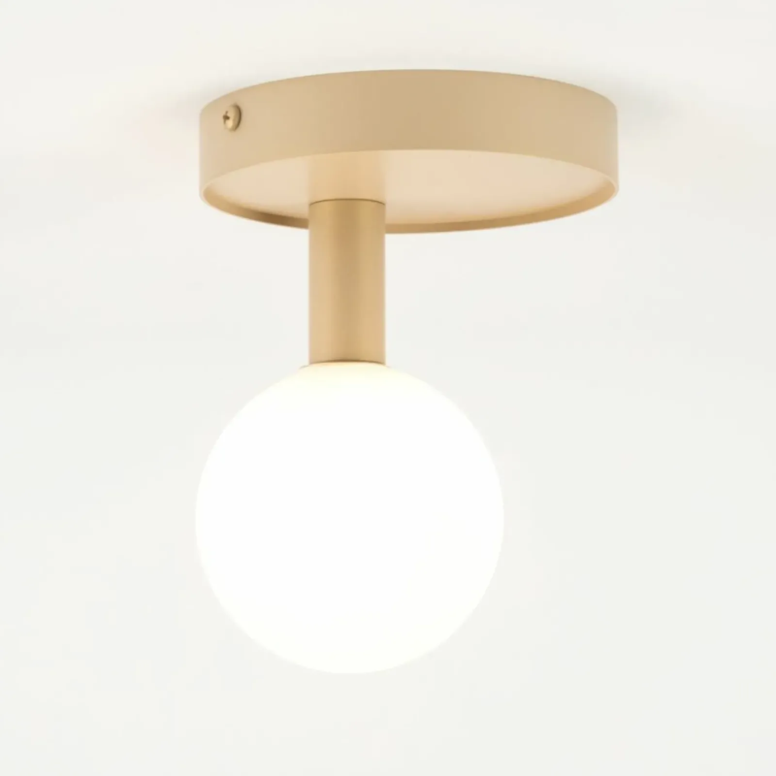 Sklep Kaja Stylowa lampa do korytarza, beżowe złoto SIG 33602 PERLA | Kaja* Plafony Nowoczesne
