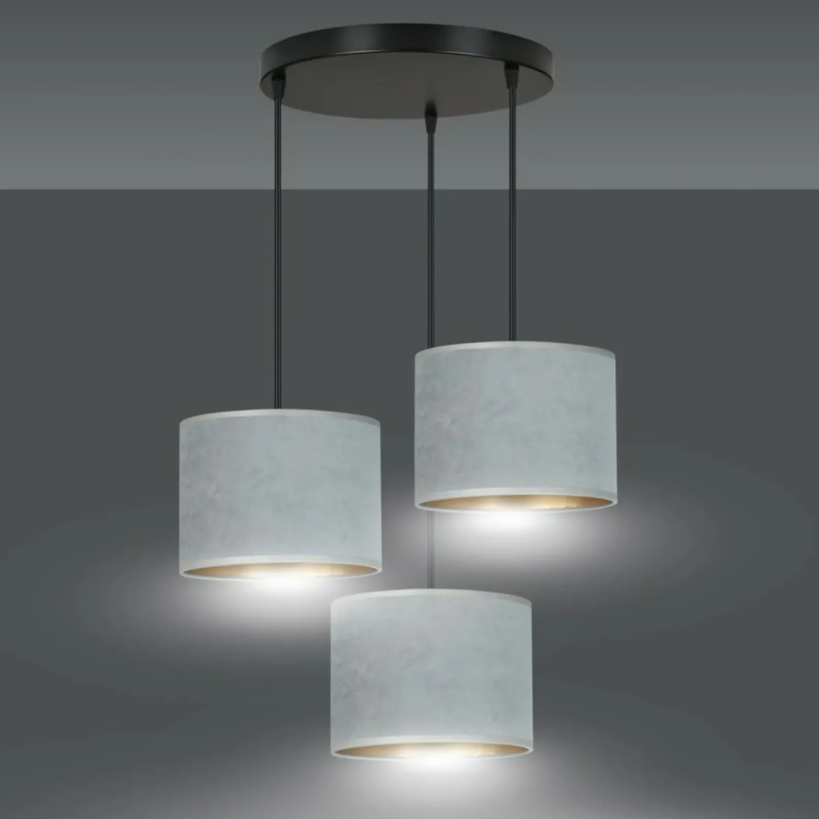 Sklep Kaja Stylowa lampa do przytulnej sypialni 1050/3PREM HILDE PREMIUM | Kaja Shop
