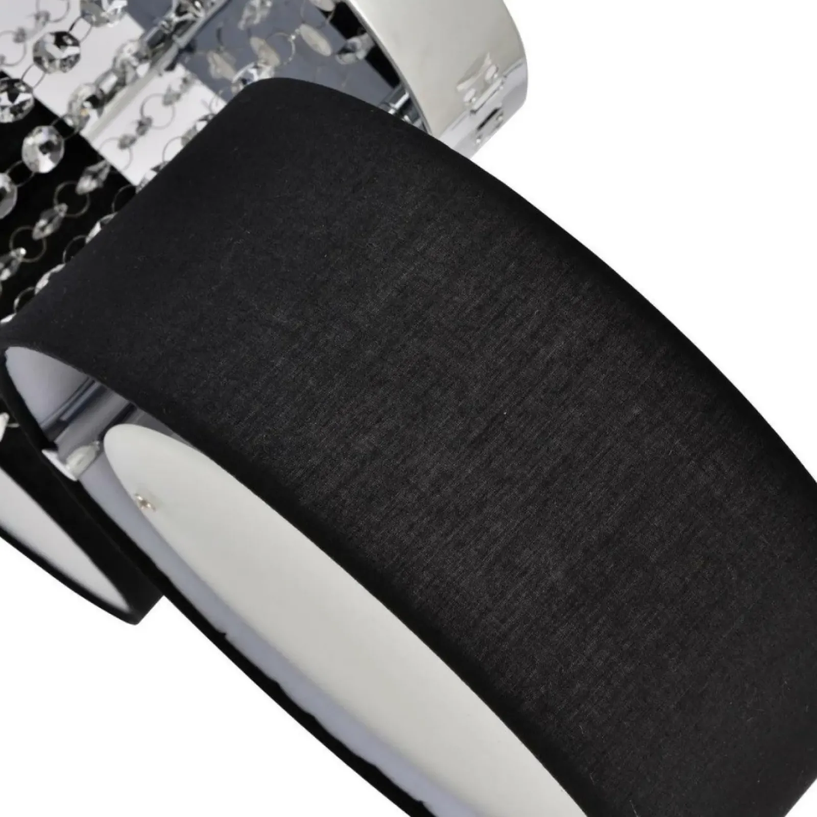 Sklep Kaja Stylowa lampa do sypialni glamour LP-991/3C BK GAMBELA | Kaja Best