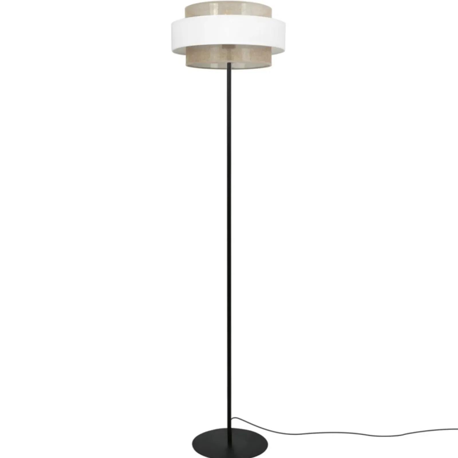 Sklep Kaja Stylowa lampa podłogowa boho z abażurem Ø40cmK-5275 z serii CEZAR* Lampy Podłogowe Z Abażurem|Tradycyjne Lampy Podłogowe