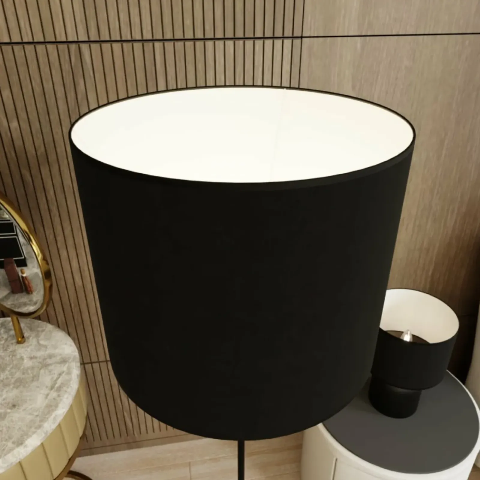 Sklep Kaja Stylowa lampa stojąca do salonu i sypialni 1322/LP1 ASPEN | Kaja* Lampy Podłogowe Z Abażurem|Tradycyjne Lampy Podłogowe