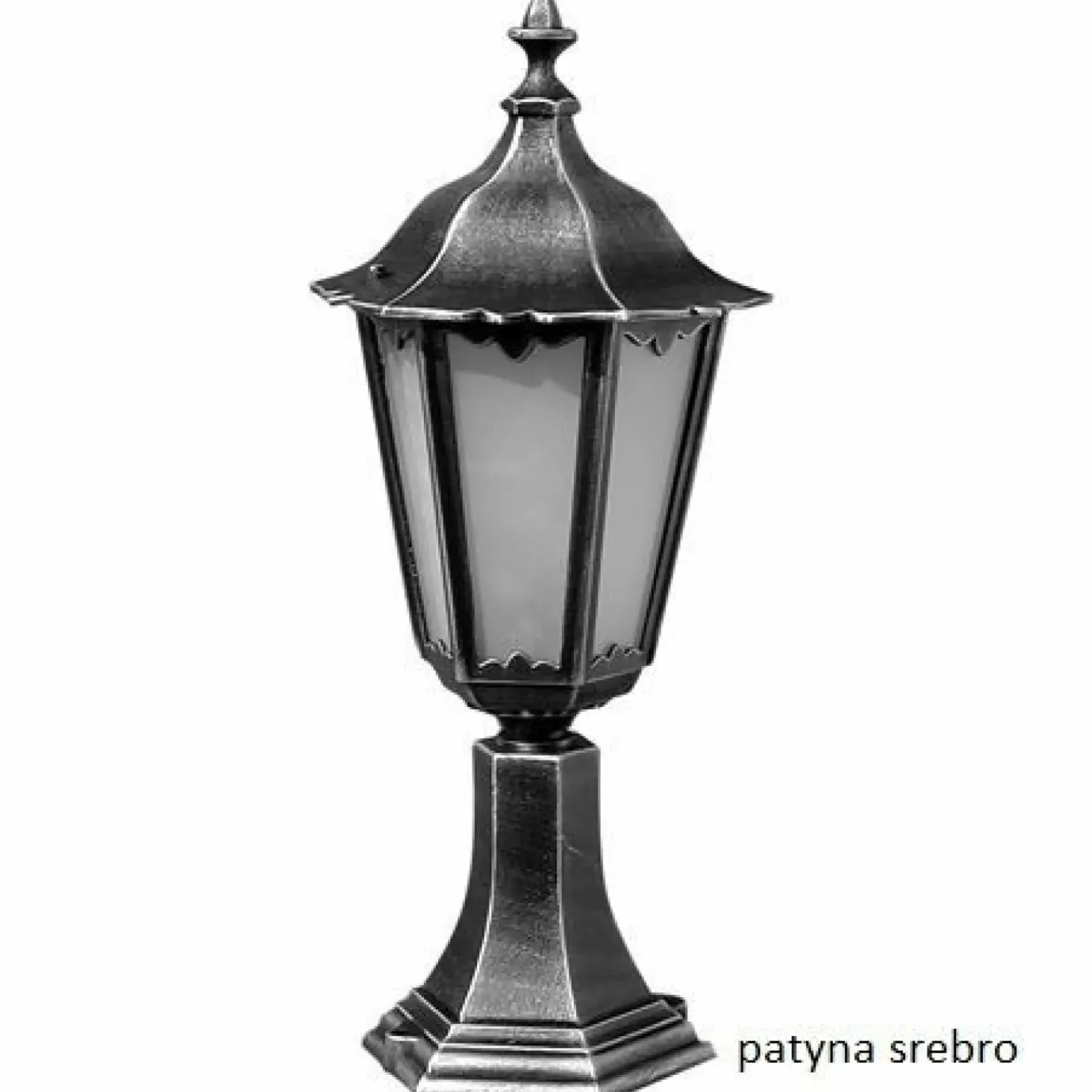 Sklep Kaja Stylowa lampa stojąca ogrodowa, czarna K 4011/1 z serii RETRO CLASSIC | Kaja Ośw* Lampy Ogrodowe Stojące