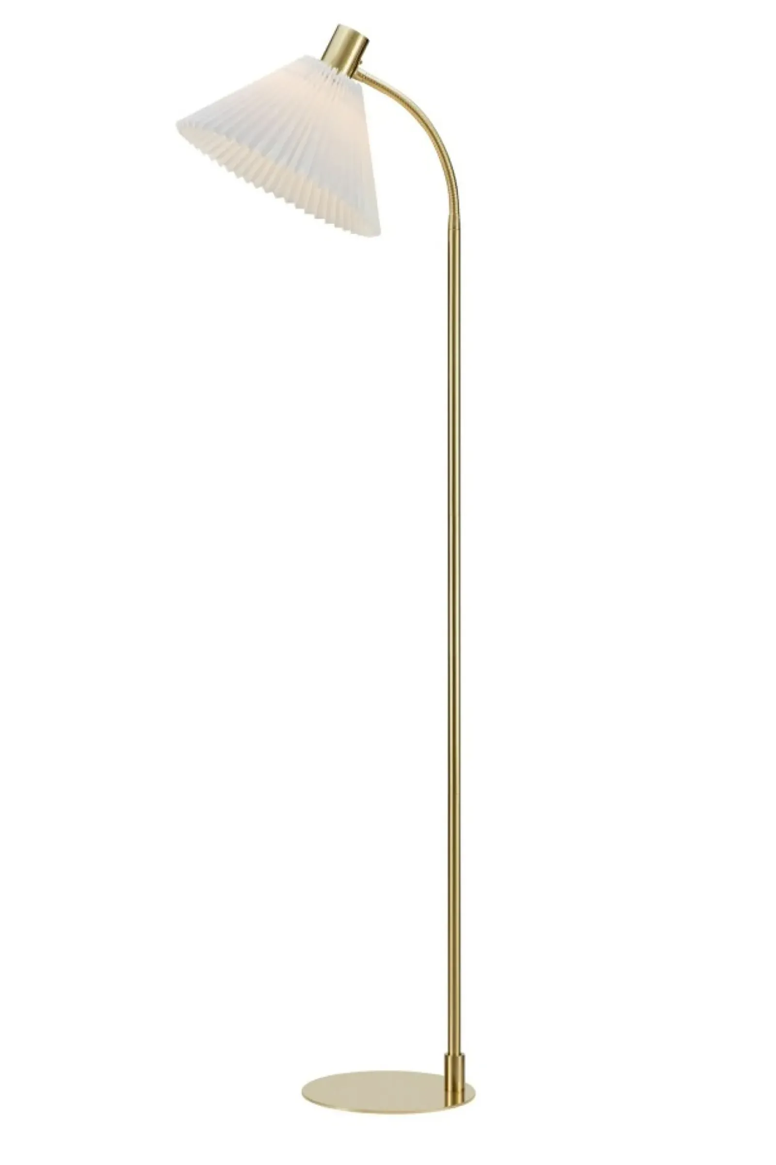 Sklep Kaja Stylowa lampa stojąca w kolorze antycznego złota 108569 z serii MIRA* Lampy Podłogowe Z Abażurem