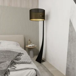 Sklep Kaja Stylowa lampa stojąca w stylu modern 1156/LP1 ESTRELLA | Kaja* Lampy Podłogowe Z Abażurem|Tradycyjne Lampy Podłogowe
