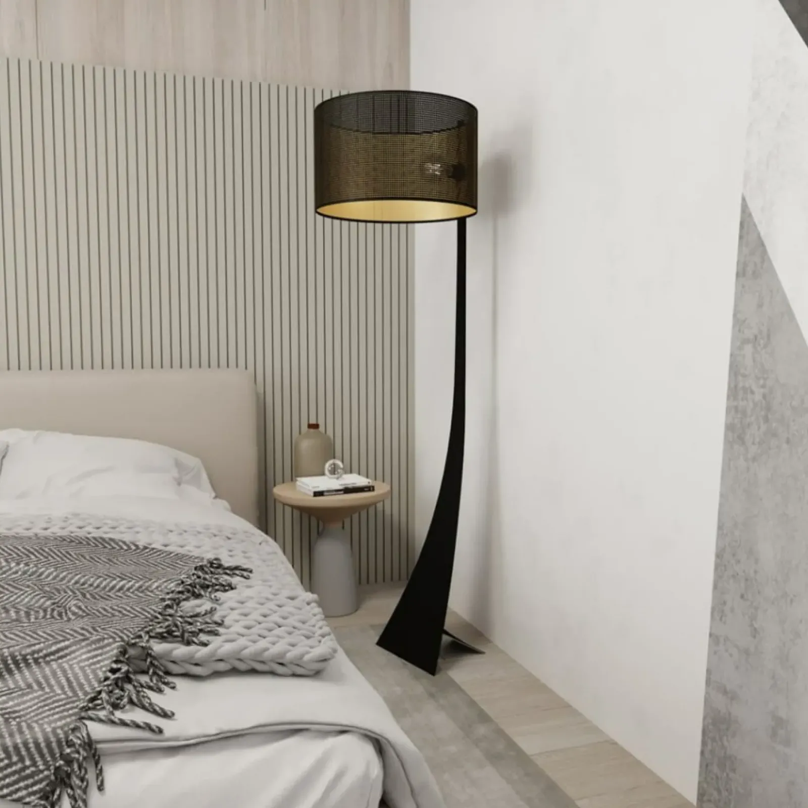 Sklep Kaja Stylowa lampa stojąca w stylu modern 1156/LP1 ESTRELLA | Kaja* Lampy Podłogowe Z Abażurem|Tradycyjne Lampy Podłogowe