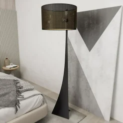 Sklep Kaja Stylowa lampa stojąca w stylu modern 1156/LP1 ESTRELLA | Kaja* Lampy Podłogowe Z Abażurem|Tradycyjne Lampy Podłogowe