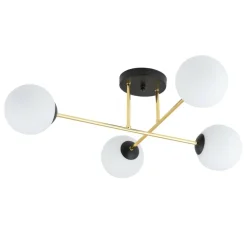 Sklep Kaja Stylowa lampa sufitowa do przytulnej sypialni 1233/4 z serii MAGNUM Best