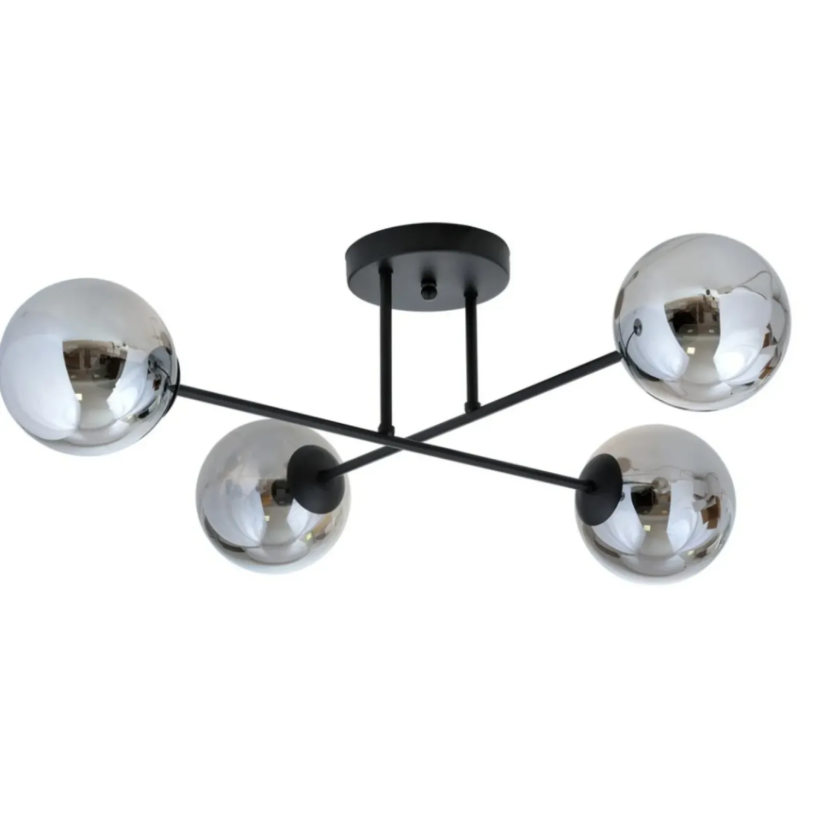 Sklep Kaja Stylowa lampa sufitowa do loftowego salonu 1245/4 z serii ROMA | Kaja Flash Sale