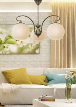 Sklep Kaja Stylowa lampa sufitowa do salonu 33-69351 ORBIT | Kaja Oświetlenie* Randole Tradycyjne