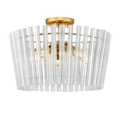 Sklep Kaja Stylowa lampa sufitowa do salonu C0547-05H-F9AC BACH | Kaja* Plafony Klasyczne|Plafony Nowoczesne