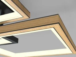 Sklep Kaja Stylowa lampa sufitowa LED do salonu WF 9022-306S MATERA | Kaja* Lampy Led|Plafony Nowoczesne