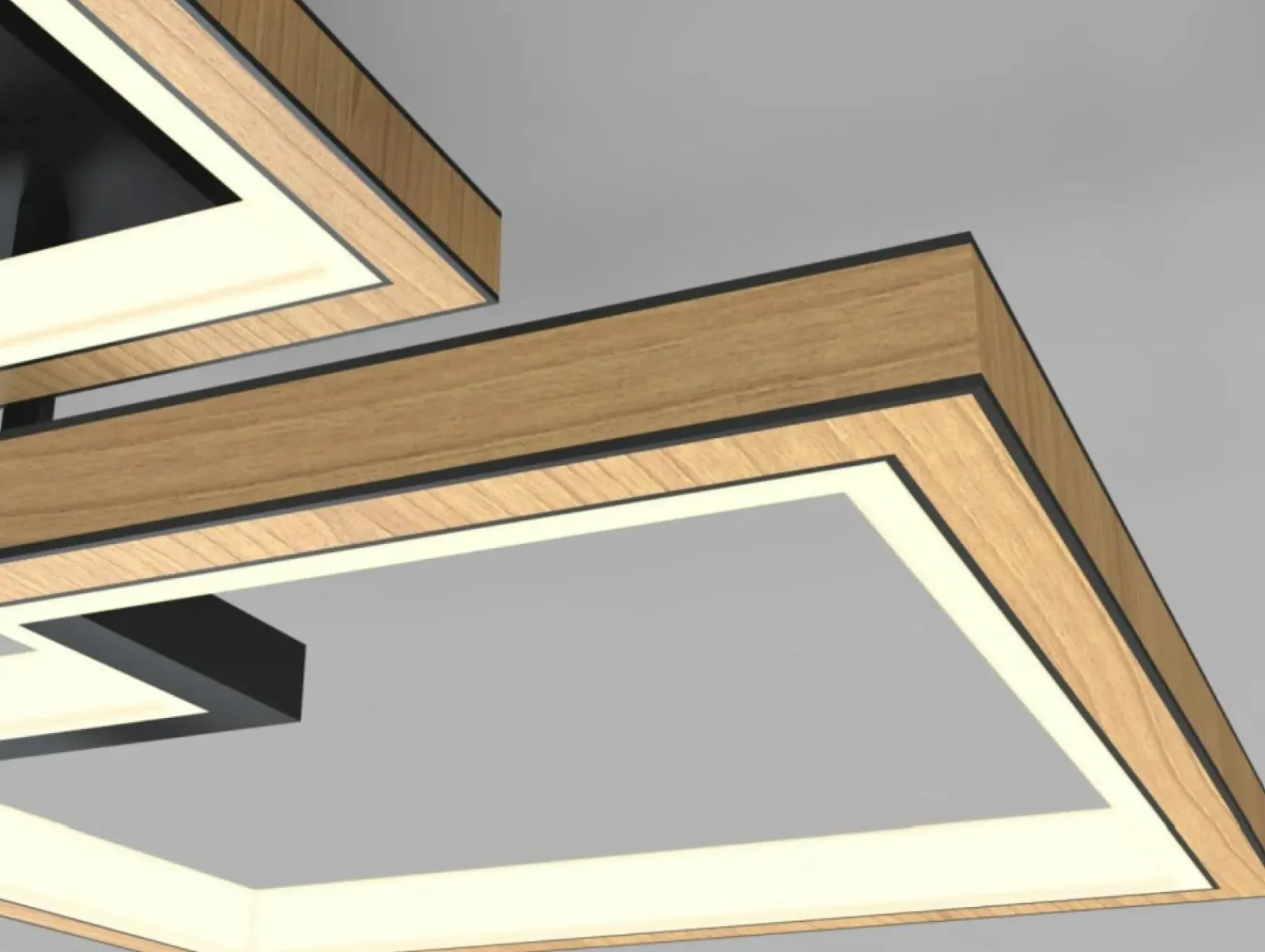 Sklep Kaja Stylowa lampa sufitowa LED do salonu WF 9022-306S MATERA | Kaja* Lampy Led|Plafony Nowoczesne
